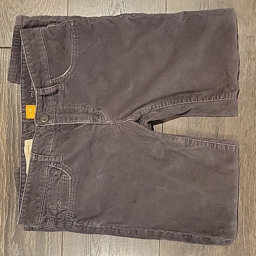 ANTHROPOLOGIE PILCRO AND THE LETTER STET CORDUROY SKINNY JEANS, 6P (28 PETITE)
